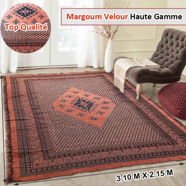 Margoum Velour Haute Gamme Top Qualité 3.10M X 2.15M MAR006