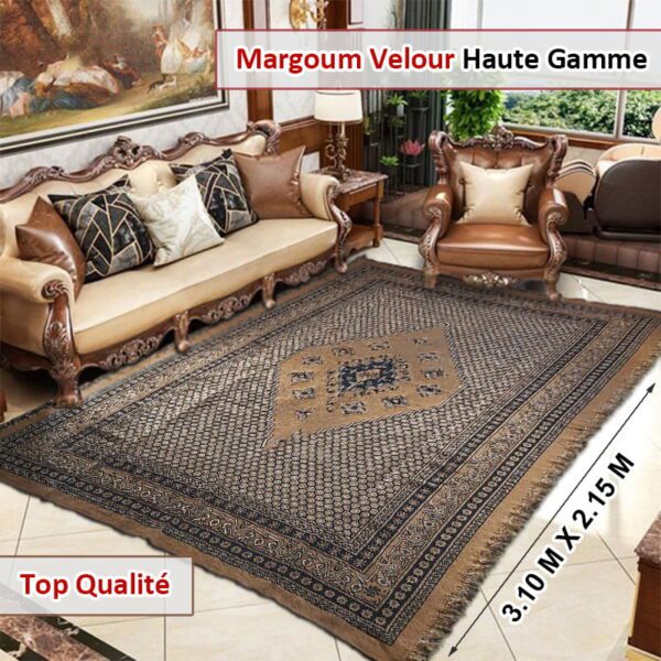 Margoum Velour Haute Gamme Top Qualité 3.10M X 2.15M MAR008