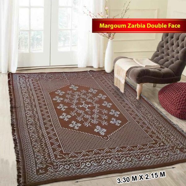Margoum Modele Zarbia Double Face XXL 3.30M X 2.15M MAR022