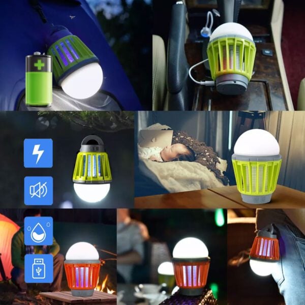 ampoule led tunisie anti moustique rechargeable camping