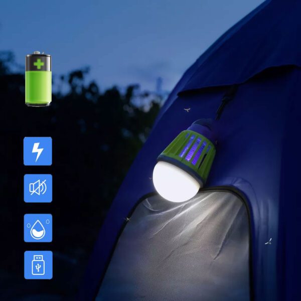 ampoule led tunisie anti moustique rechargeable camping
