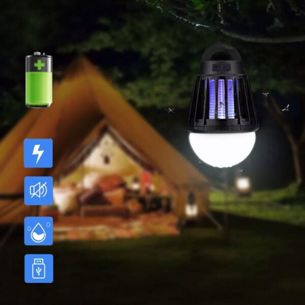 ampoule led tunisie anti moustique rechargeable camping