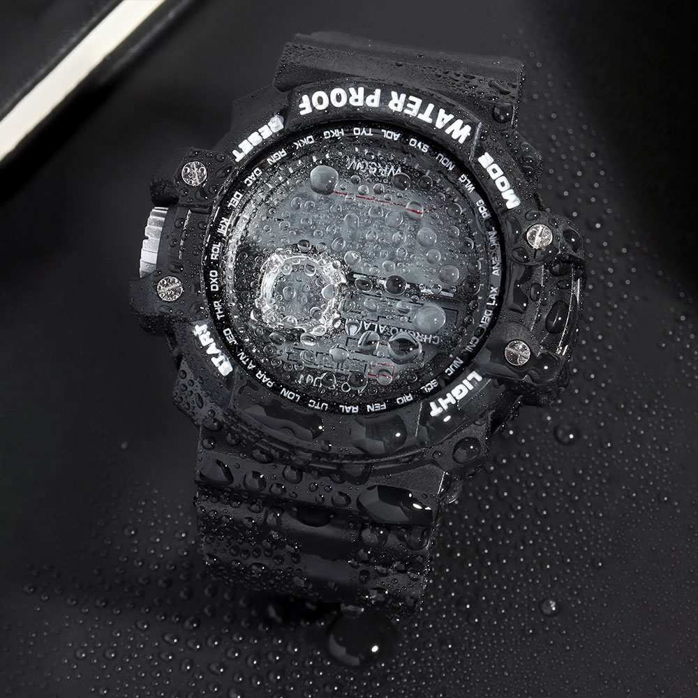 Montre Sport Aosun Étanche Résistant à l'Eau Lumineuse