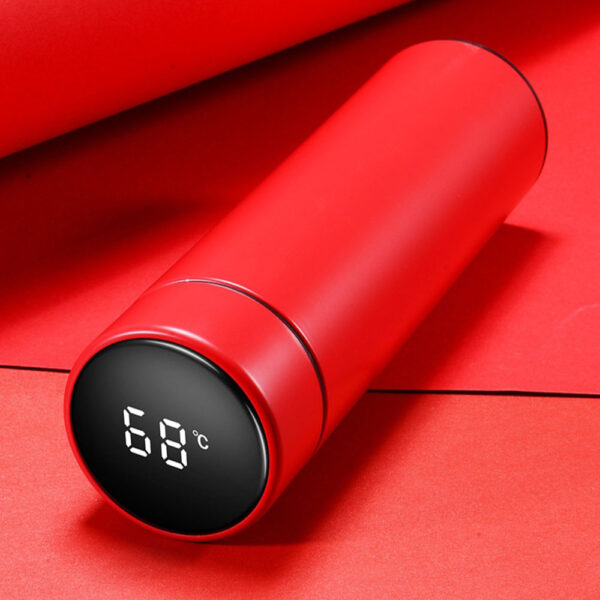 Thermos Intelligent Rouge+ Écran LED Tactile Pour Afficher La Température