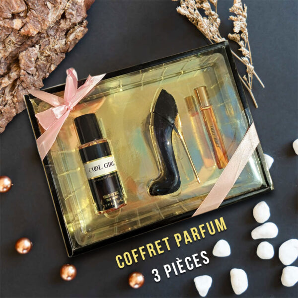 Coffret Cadeau Parfum 3 Pièces Pour Femme Cool Girl