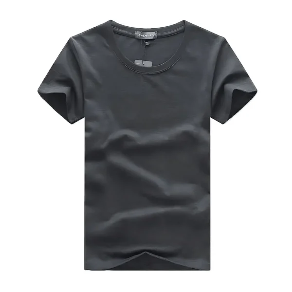 T-shirt Uni Gris Foncé