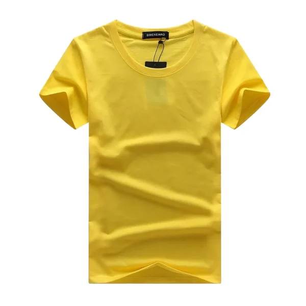 T-shirt Uni Jaune