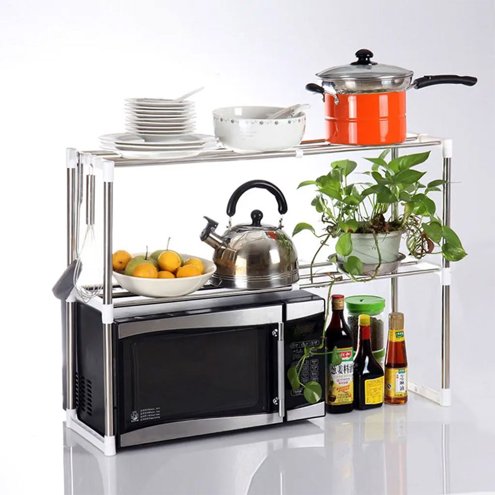 Etagère de cuisine pour four à micro-ondes support de rangement