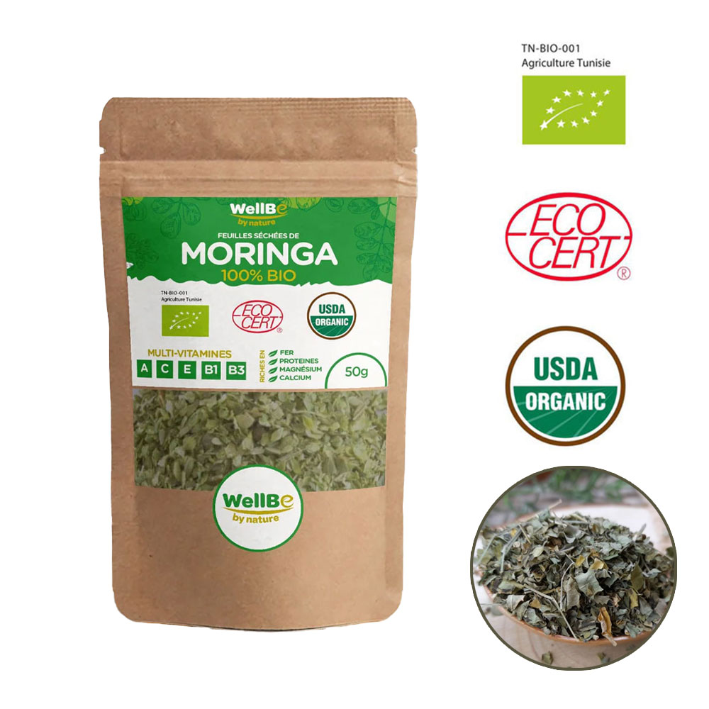 Feuilles de Moringa 100% Bio