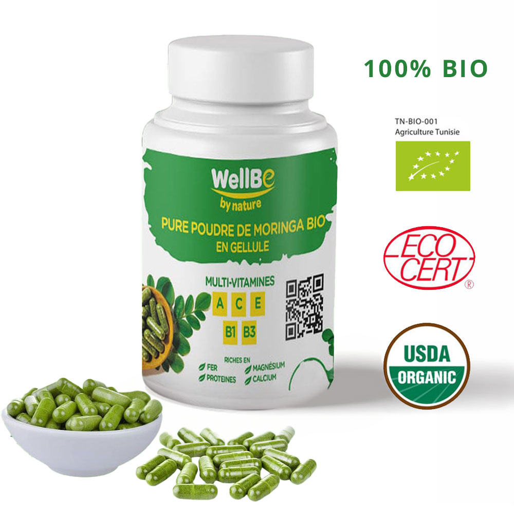 Pure Moringa Boite de 60 Gélules BIO