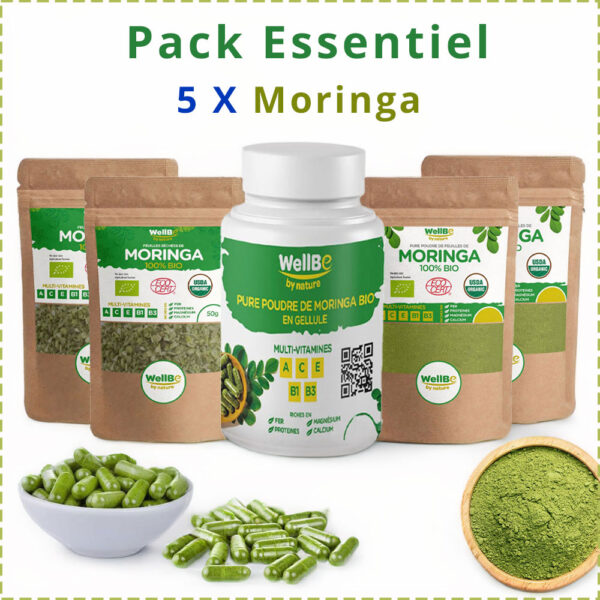 pack essentiel moringa 100% bio