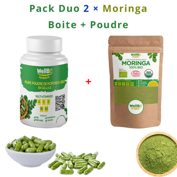 pack duo moringa 100% bio