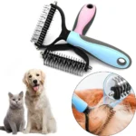 Brosse de Toilettage Professionnelle Double Face pour Animaux – Chats & Chiens