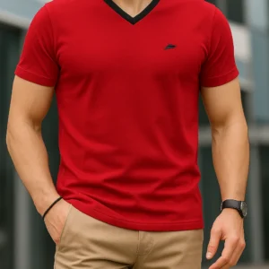 T-shirt Élegance Rouge