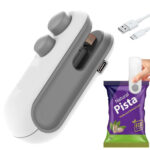 Mini Appareil de Scellage et Découpe 2 en 1 – Rechargeable et Ultra Portable