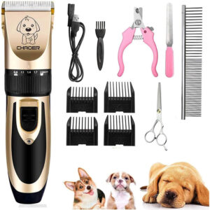 Tondeuse Électrique pour Animaux – Kit de Toilettage Professionnel