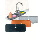 Tapis de Drainage en Silicone Multifonction – Garde votre évier propre et sec