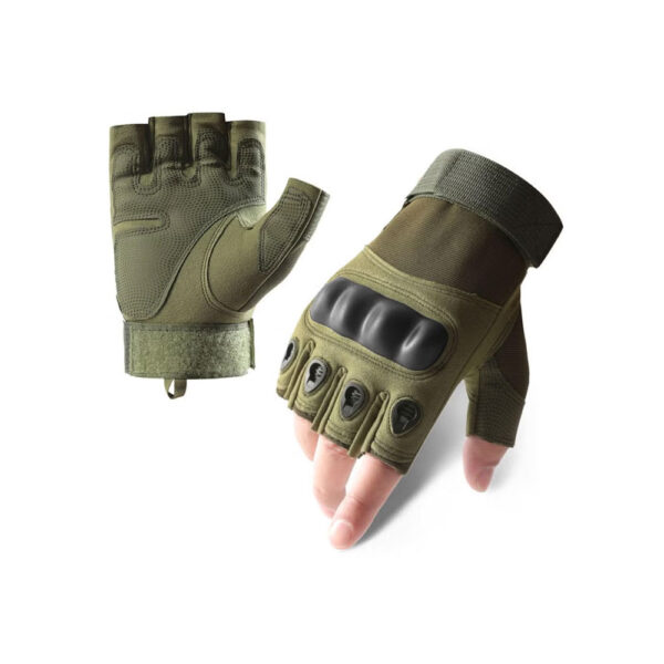Gants Tactiques Sans Doigts – Protection & Performance