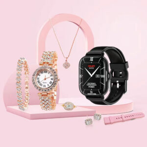 Pack Montre A58 Plus Femme 11-en-1 – Élégance & Technologie Réunies