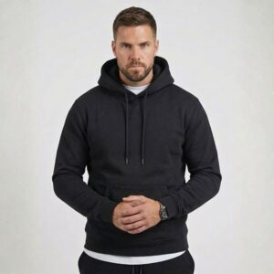 Sweat à Capuche Essentiel - Noir