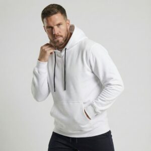 Sweat à Capuche Essentiel - Blanc