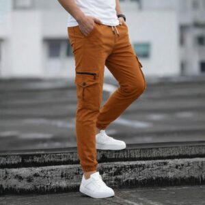 Pantalon Cargo - Camel