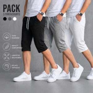 Offre Exclusive : Pack 3 Pantacourts - REF0115