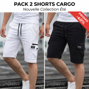 pack 2 shorts cargo