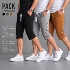 Offre Exclusive : Pack 3 Pantacourts - REF0123